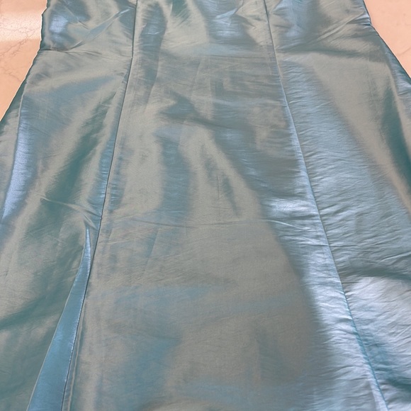 Beautiful Turquoise/Mardi Formal Gown by Private Collection Size 10 - Picture 8 of 13